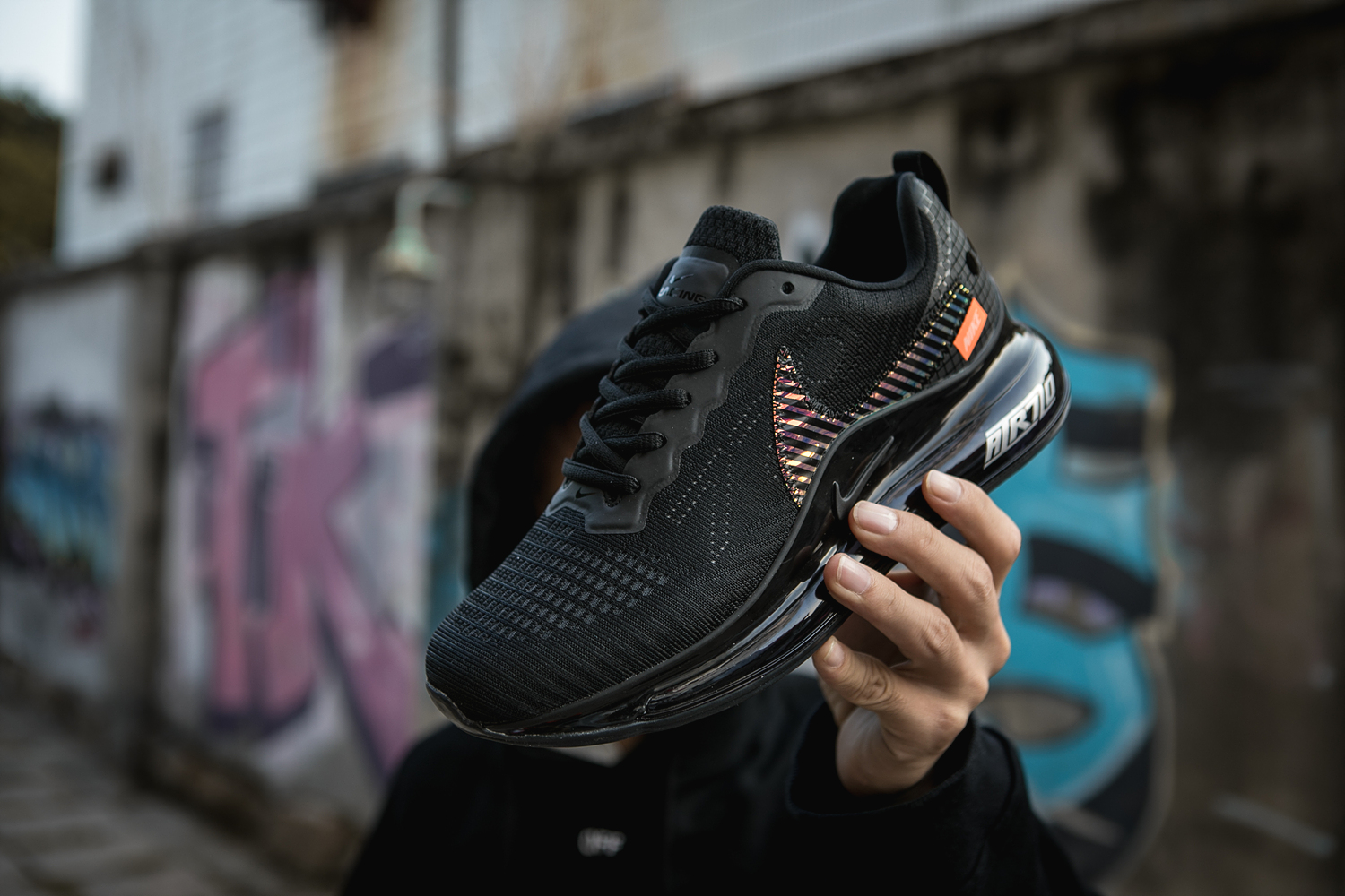 2020 Men Nike Air Max 720 Black Orange Shoes